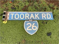 TOORAK RD 26 SIGN