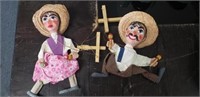 2 MEXICAN MARIONETTE PUPPETS