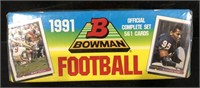 1991 BOWMAN OFFICIAL COMPLETE SET OF 561 FOOTBALL