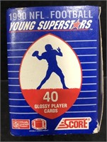 1990 SCORE NFL FOOTBALL YOUNG SUPERSTARS 40 PLAYER
