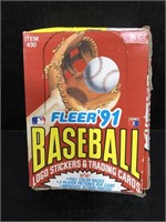 1991 FLEER MLB BASEBALL CARDS (UNOPENED FULL BOX)
