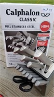 Calphalon Knife 15 Piece Set Stainless Steel