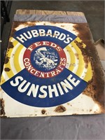 Hubbards metal sign