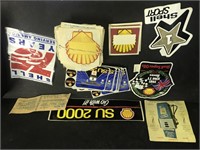 SHELL OIL ASSORTED LOT OF STICKERS DECALS