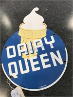Dairy Queen round porcelain sign-