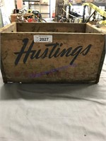 Hustings wood crate