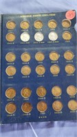 Lincoln Cent Books 1941 - 1970 - 79 coins no cover