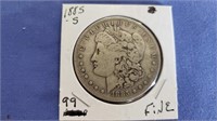 1885S Morgan Dollar F