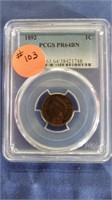 1892 Indian Head Cent PCGS Proof 64