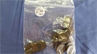 Bag of 50 Indian Head Cents all Pre 1900s
