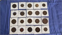Bag of 20 Foreign Coins 1820s to 1870s