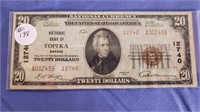 Series of 1929 $20.00 Bill CH12740