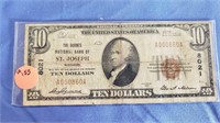 Series of 1929 $10.00 Bill National CH8021