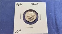 1956 Roosevelt Silver Proof DIme