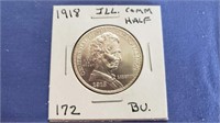1918 Illinois Commemorative Half Dollar BU