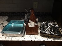 Cutlery and baking pans