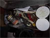Tool Box with Plumbing, Misc. Tools