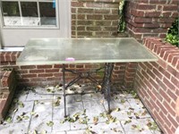 Antique sewing base table