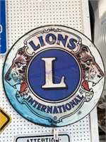 Lions international sign 30X30