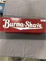 Burman-shave sign, 3 wood boards