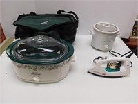 Rival crockpot Rival crockpot in carrying case,