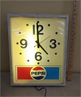 Pepsi Light up clock