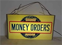 Travelers Express money orders light-up sign