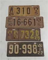 Wisconsin licence plates