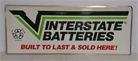 SST Interstate batteries embossed sign