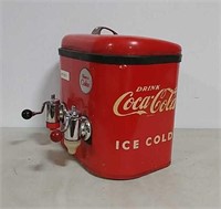 Coca-Cola double spigot dispenser