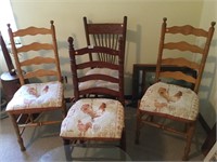 Ladder back chairs