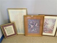 Large collection of framed art
