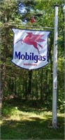 SSP Mobilgas sign w/ pole
