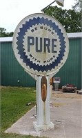 DSP Pure sign w/ pole