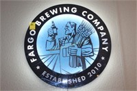 Fargo Brewing Co. Lighted Sign 22.5" Across