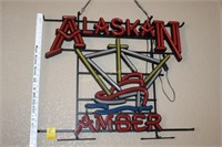 Alaskan Amber Lighted Sign
