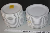 7.5" Plates 24ct Sisc ware 5ct Dleco