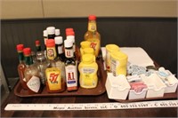 Multiple Bottles, Heinz 57, A1, Tabasco, Mustard,