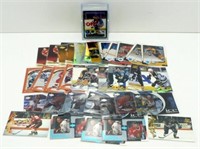 Hockey Card Lot including Hull, Howe, Orr,