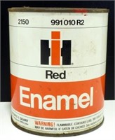 * International Red Enamel Paint Can