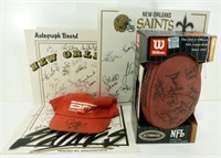 * New Orleans Saints Autographed Football - 1999