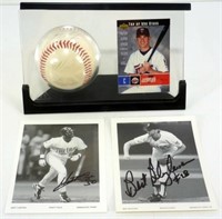 Autographed Baseball MN Twins with Joe Mauer,