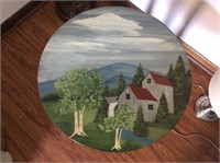 Hand Painted Round Table