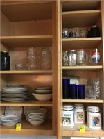 DISHES, CANNISTERS & GLASSWARE