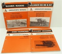 Four Allis-Chalmers Operators Manuals - Very