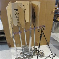 Small easel, table # stands, order holders