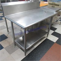 SS prep table, 48"wX27"dX34"T