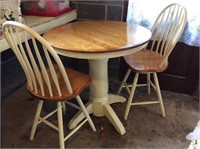 Bar height table & chairs