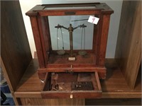 Antique Chemist Scales