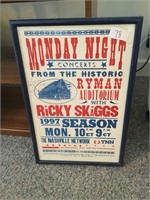 Ricky Scaggs Monday Night 1997 Poster